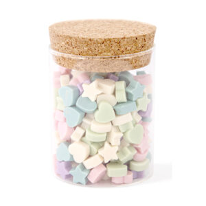 Barattolo sapone cuori stelle