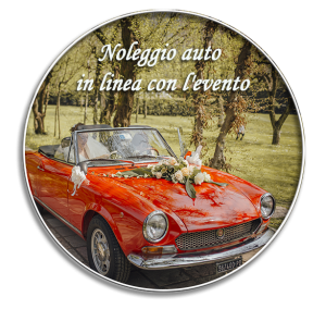 noleggio auto in linea con l'evento