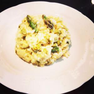 risotto asparagi e taleggio no fiori