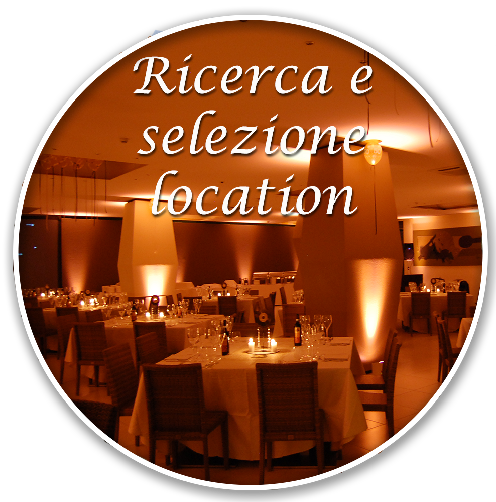 ricerca e selezione location per eventi