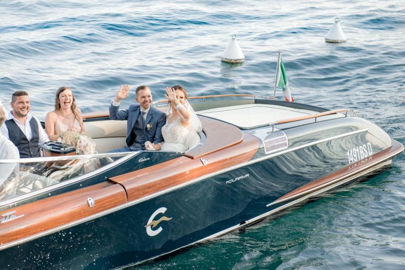 Luxury wedding on Lake Garda
